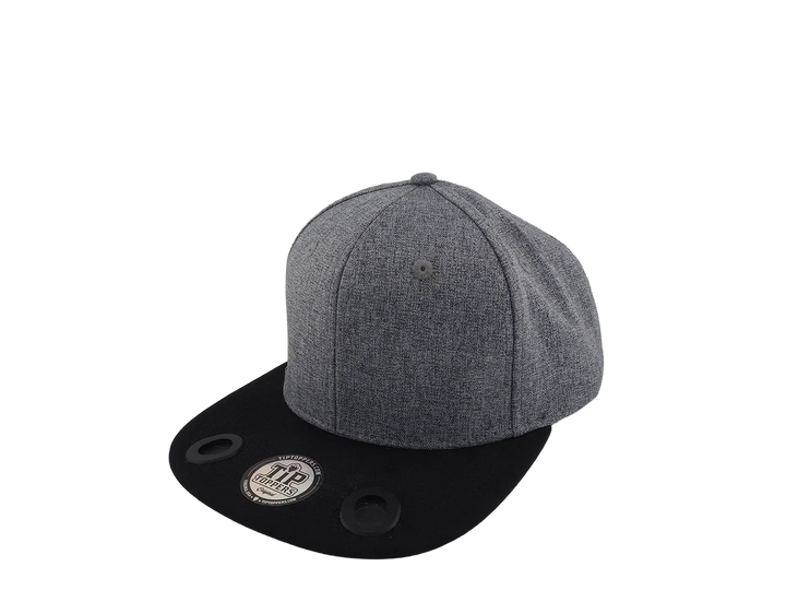 Grey Herringbone/Black