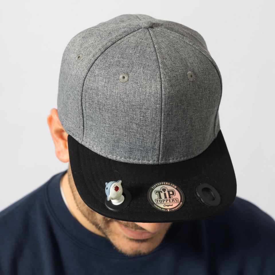 Grey Herringbone/Black
