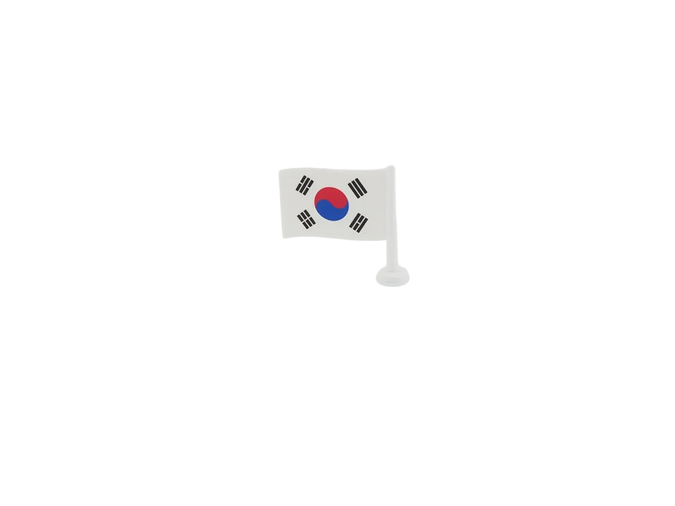 South Korea Flag Topper