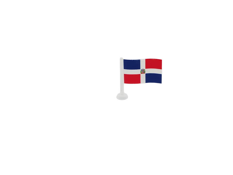 Dominican Republic Flag Topper