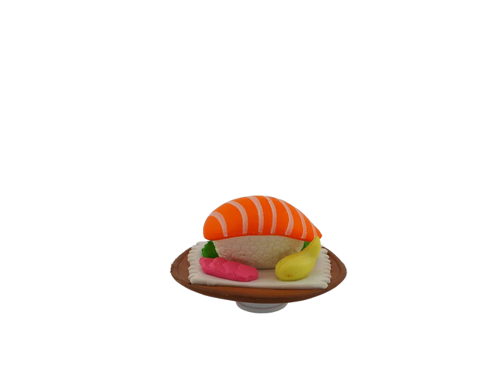Om nom Salmon Sushi Plate