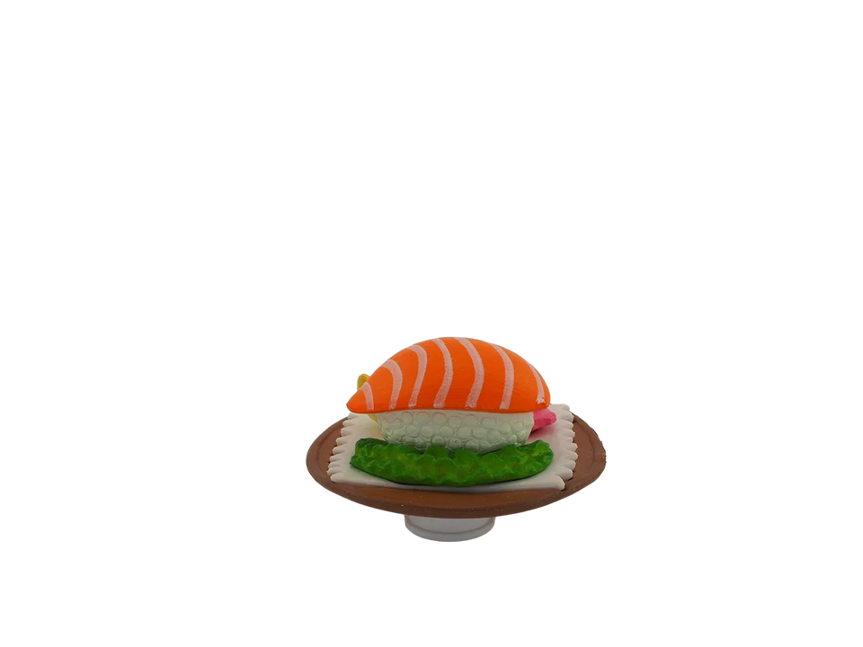 Om nom Salmon Sushi Plate