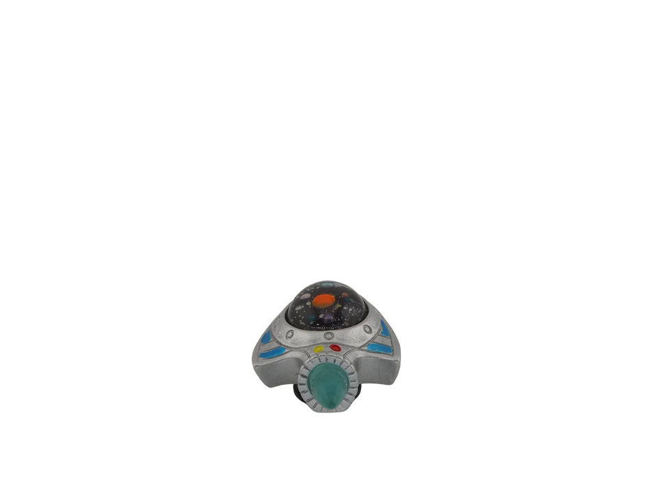 Blue Thruster Spaceship